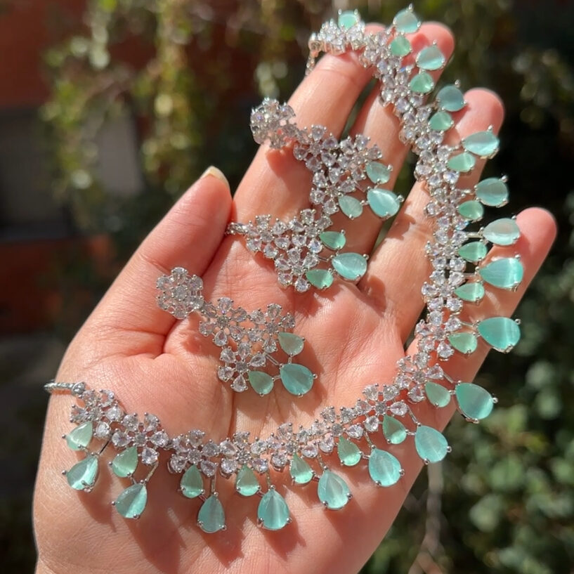 Angel AD Necklace Set (Mint)