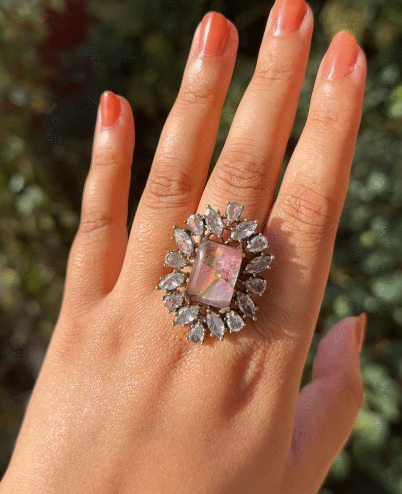 Marble Ring (Pink)