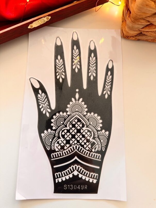 Ashi Heena mehndi Stencil ( Set of 2)