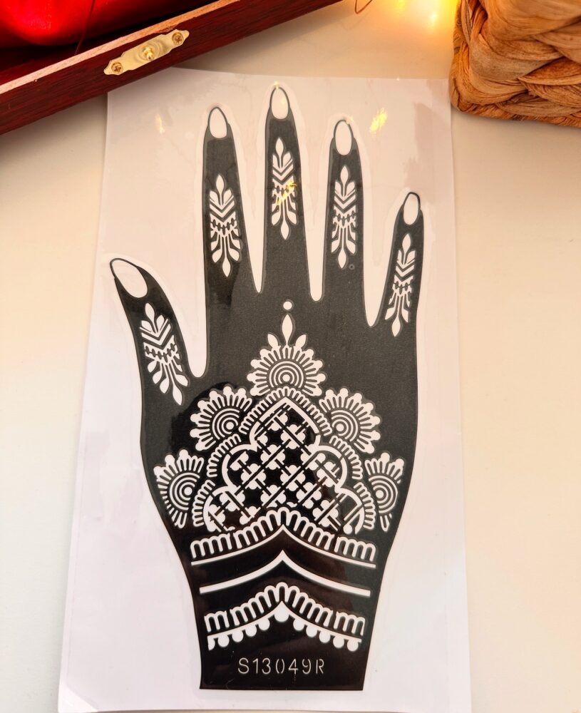 Ashi Heena mehndi Stencil ( Set of 2)
