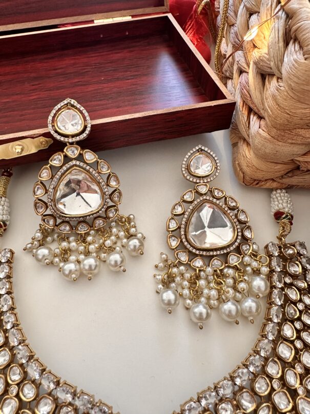 Rani Moissanite Necklace Set - Image 2