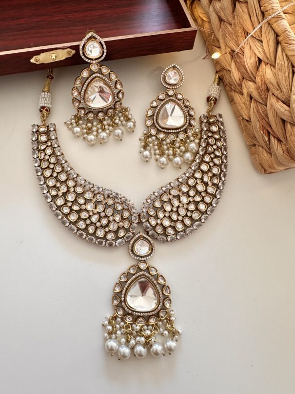 Rani Moissanite Necklace Set