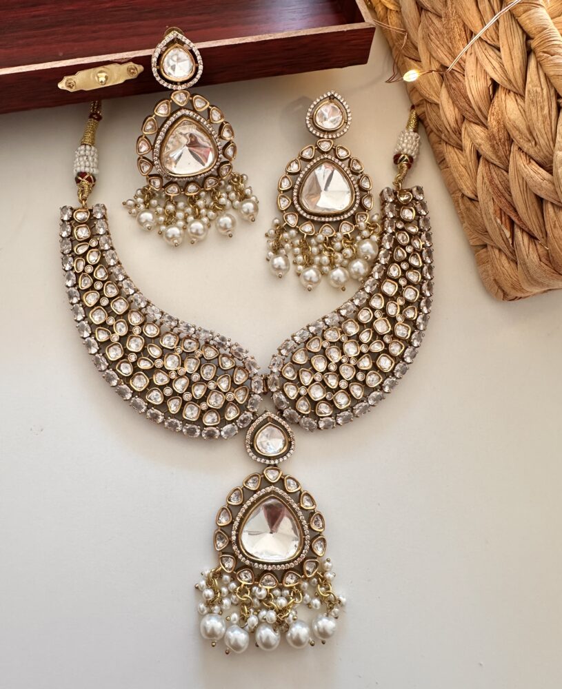 Rani Moissanite Necklace Set