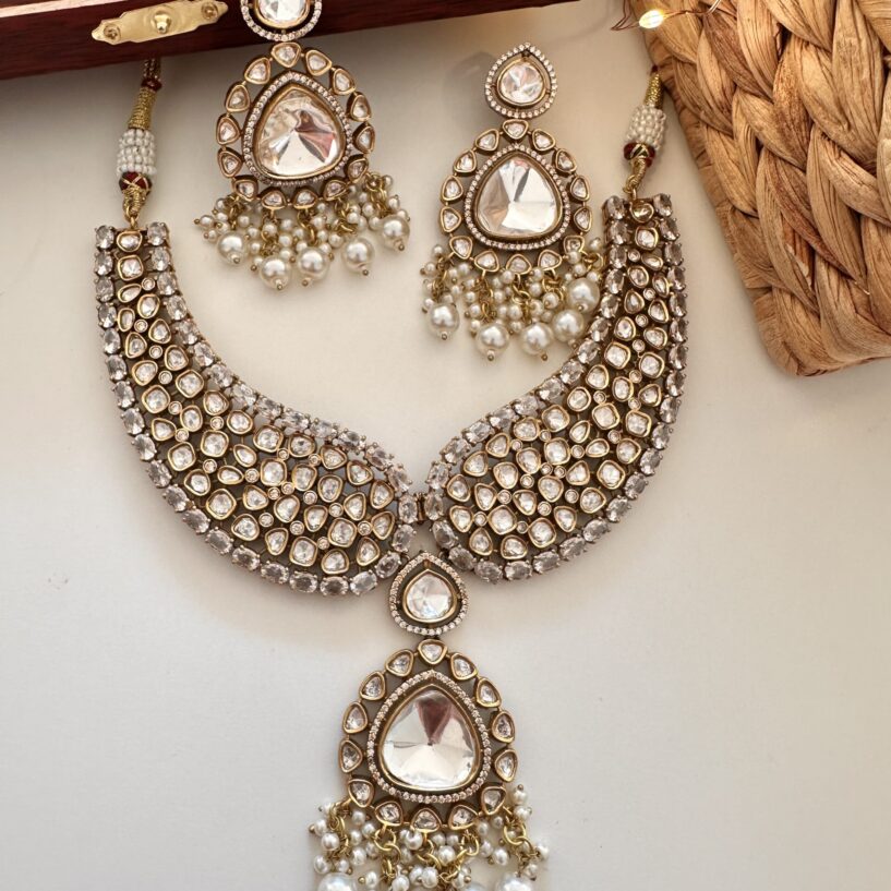 Rani Moissanite Necklace Set