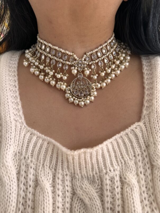 Parul 2 in 1 Choker necklace - Image 2
