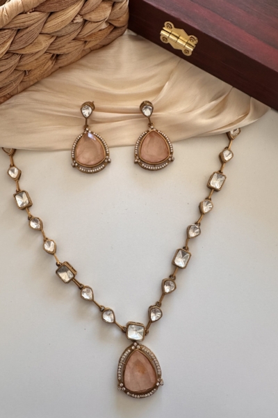 Jenny Moissainite Necklace Set