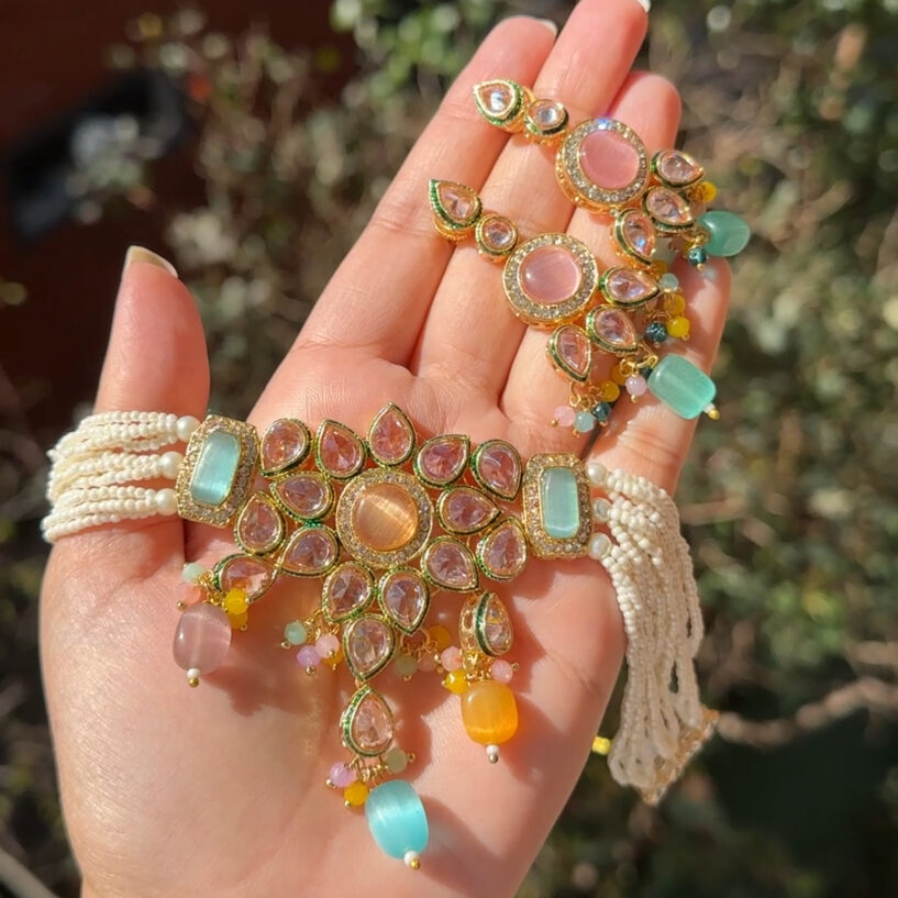 Ambika Necklace (Multicolor)