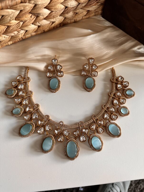 Zendya Moissanite Set (SkyBlue)