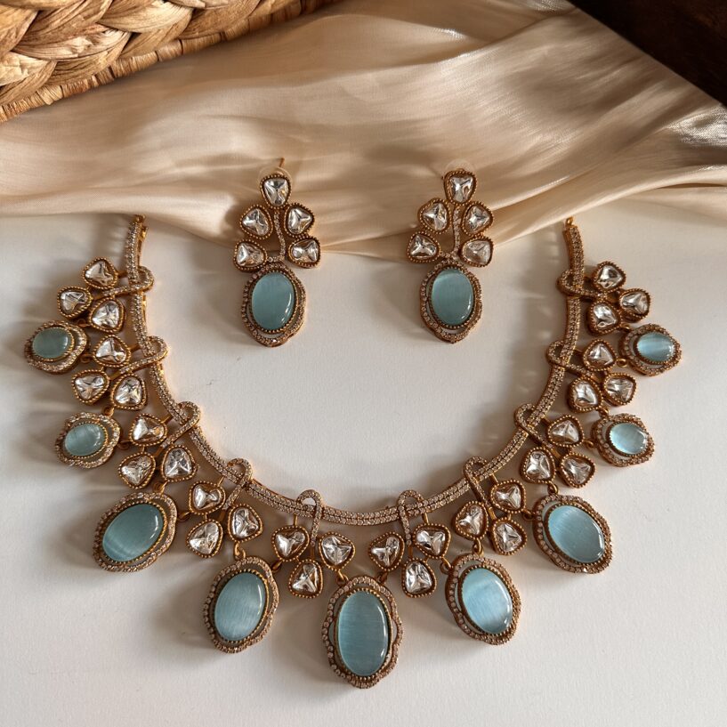 Zendya Moissanite Set (SkyBlue)