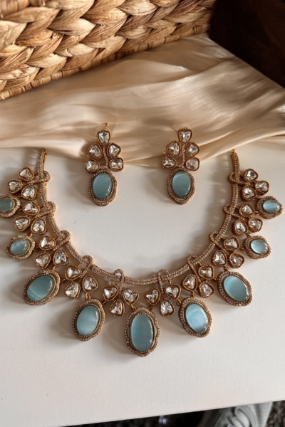 Zendya Moissanite Set (SkyBlue)