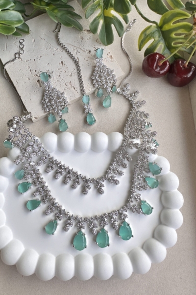 Fiza Necklace Set(Mint)