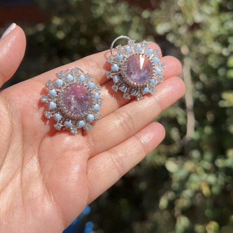 Swarovski Style Stud Earrings