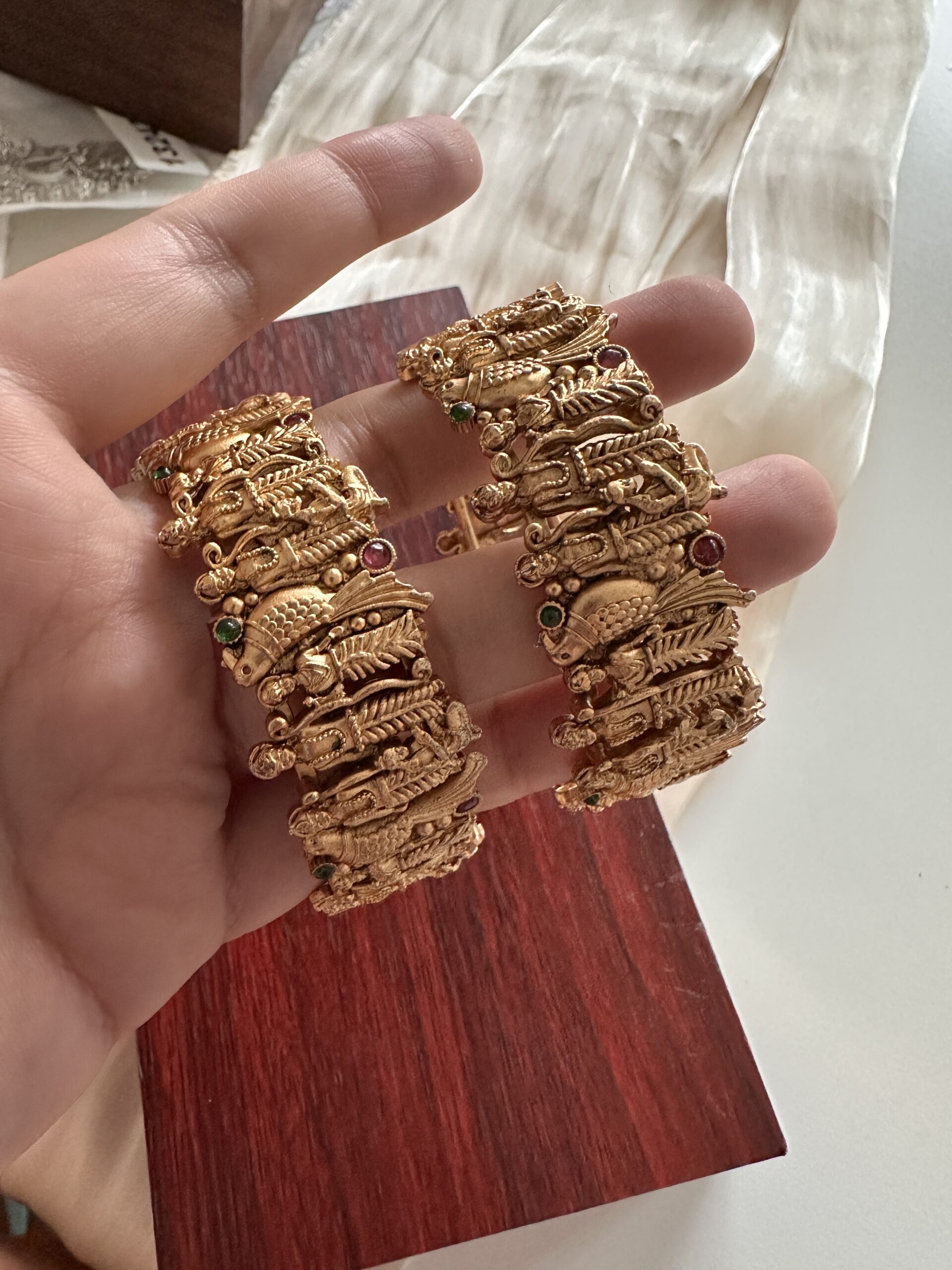 Sandhya Kada Bangles (set of 2) - Image 2